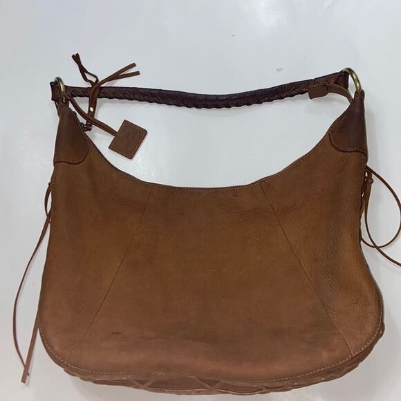 VIA SPIGA GENUINE LEATHER VINTAGE WOMAN BAG - Picture 1 of 16